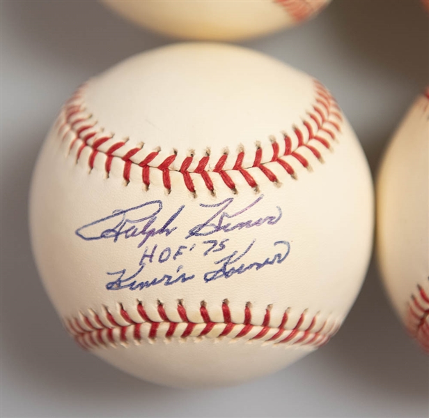 Lot of 4 Baseball HOF Signed Baseballs w. Killebrew & Lopez - JSA Auction Letter