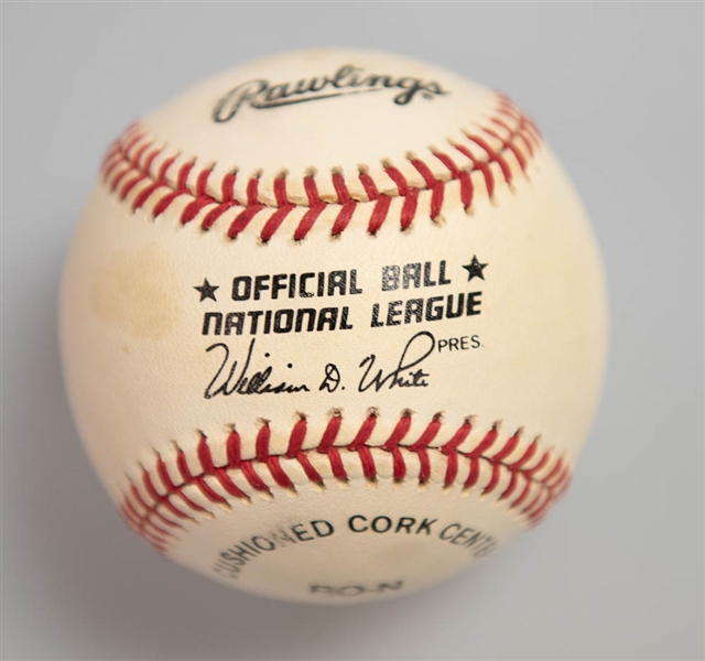 1948 Boston Braves Signed Baseball (Signed by Warren Spahn and Johnny Sain) - 1948 NL Champions  - JSA Auction Letter