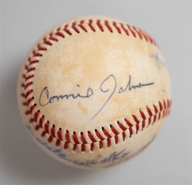 Lot Detail - Negro League Baseball Signed By Josh Gibson Jr and 7