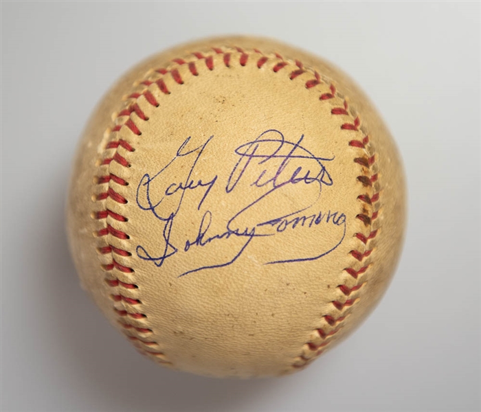 Lot of (2) Multi-Signed Team Baseballs - 1958 Washington Senators (2 autos) and 1959 Chicago White Sox (3 autos)  - JSA Auction Letter