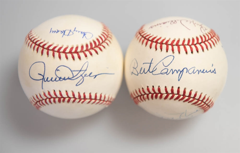 Lot of (2) Oakland A's Multi-Player Signed Baseballs (1972 and 1974)  - JSA Auction Letter