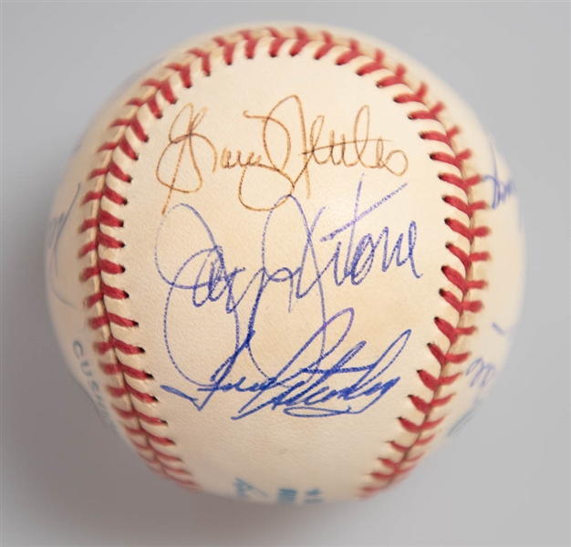 1978 World Champion Yankees Signed Baseball (13 Autos, inc. Yogi Berra, Reggie Jackson, Gossage, Lemon, Blair, Lyle, +)  - JSA Auction Letter