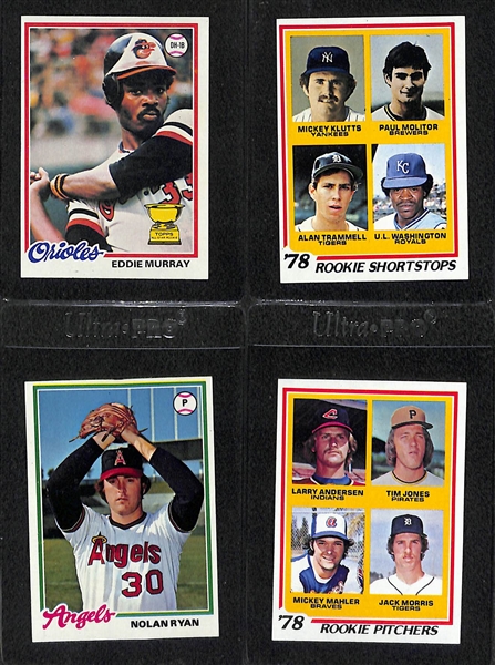 1978 Topps Baseball Card Complete Set w. Eddie Murray Rookie Card