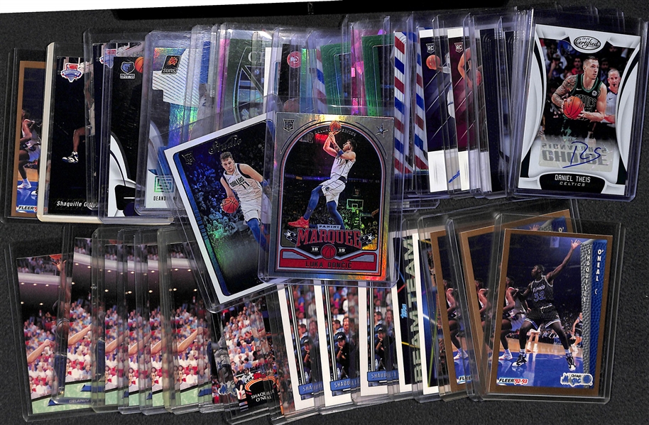 Lot of 36 Basketball Autograph & Refractor Cards w. Luka Doncic