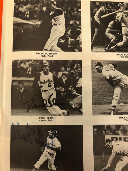 Lot of 5 Signed World Series & Championship Series Programs 1965-1969 - JSA Auction Letter