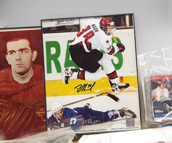 Lot of Hockey Autographs & Cards w. Maurice Richard - JSA Auction Letter 