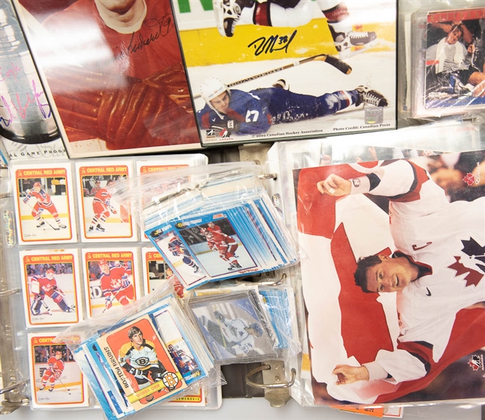 Lot of Hockey Autographs & Cards w. Maurice Richard - JSA Auction Letter 