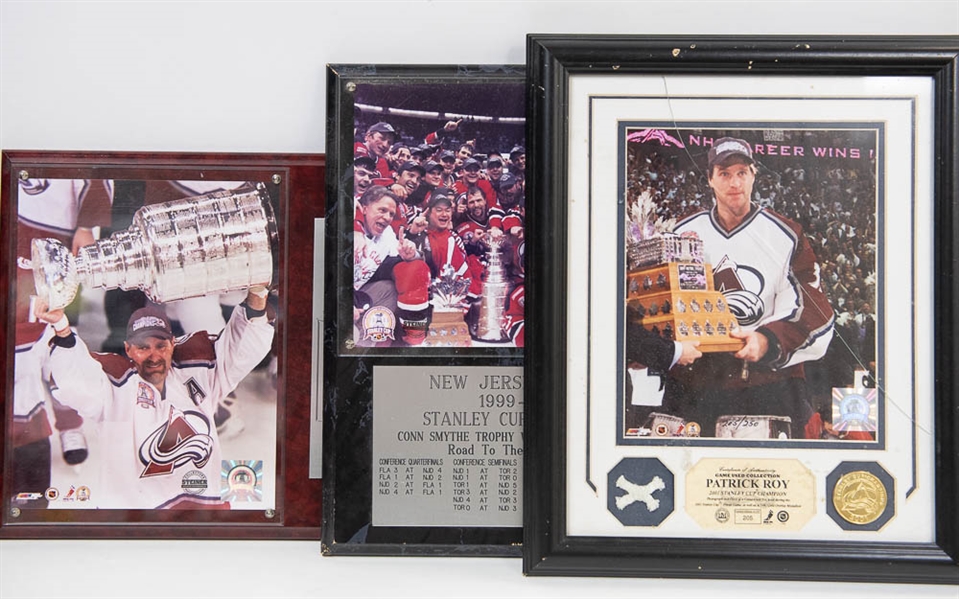 Hockey Memorabilia Lot of Plaques/Photos/Autographs