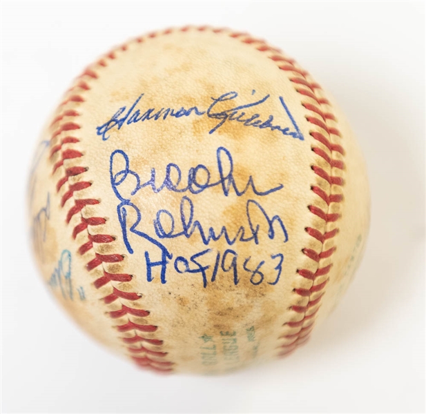 1968 AL All-Star Team Signed Baseball (Killebrew, B. Robinson, F. Howard, D. Williams, +5 More) on a Reach (Joe Cronin) OAL Baseball - JSA Auction Letter