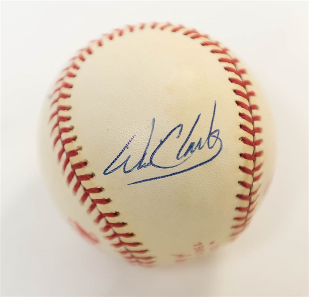 Signed Official 1989 & 1991 All Star Baseballs (3 Autographs on Each) w/ Gooden, Baines, Clark, Palmeiro, McDowell - JSA Auction Letter