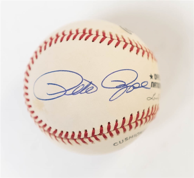 Official ONL Baseball Signed by Mike Schmidt, Pete Rose, & Ron Reed (1980 Phillies) - JSA Auction Letter