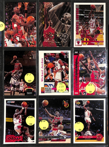 Lot of Over 250 Michael Jordan Cards (w/ Inserts)