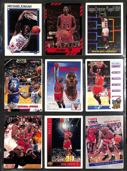 Lot of Over 250 Michael Jordan Cards (w/ Inserts)