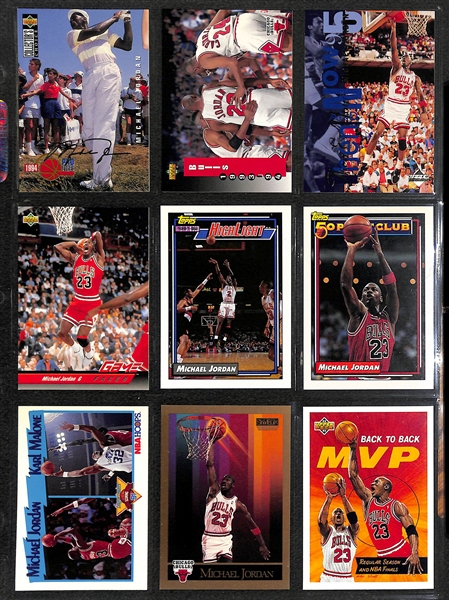 Lot of Over 240 Michael Jordan Cards (w/ Inserts)