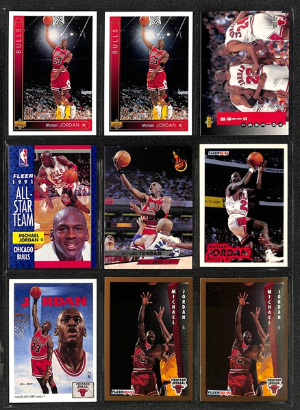 Lot of Over 230 Michael Jordan Cards (w/ Inserts)