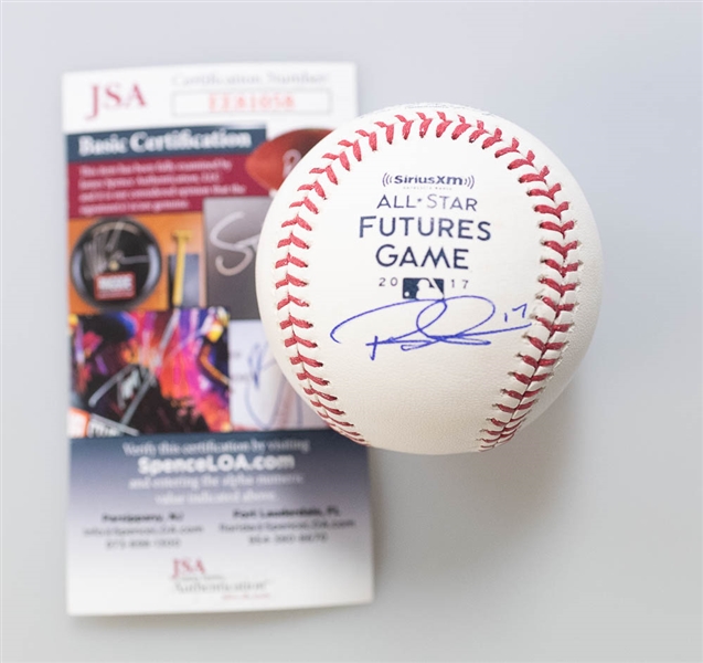 Rhys Hoskins Signed 2017 All Star Futures Game Baseball - JSA