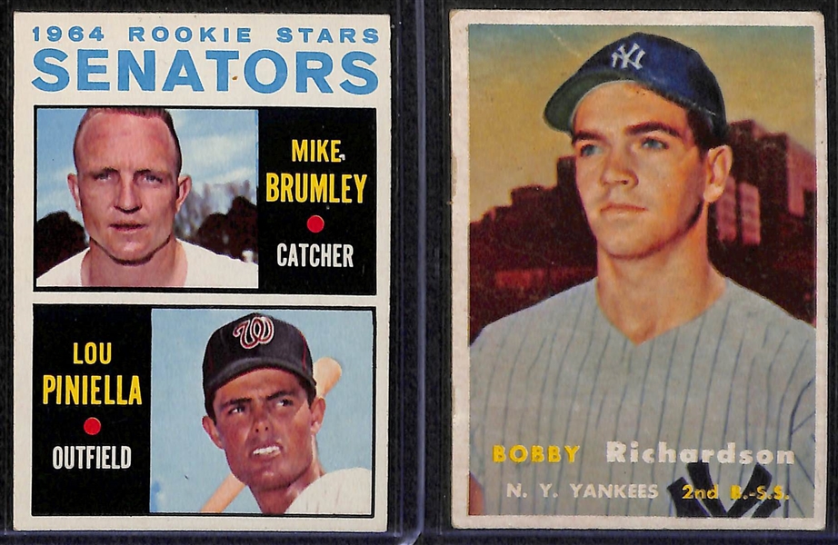 Lot of 6 Vintage Baseball Rookie Card w. Joe Morgan & Don Drysdale