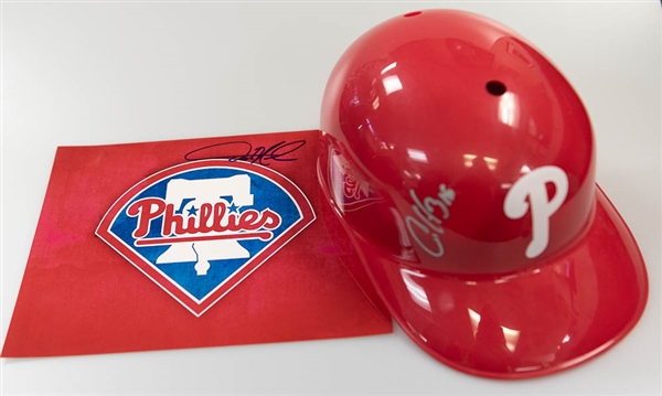 Phillies Autographed Memorabilia Lot w. Cesar Hernandez & Nick Pivetta