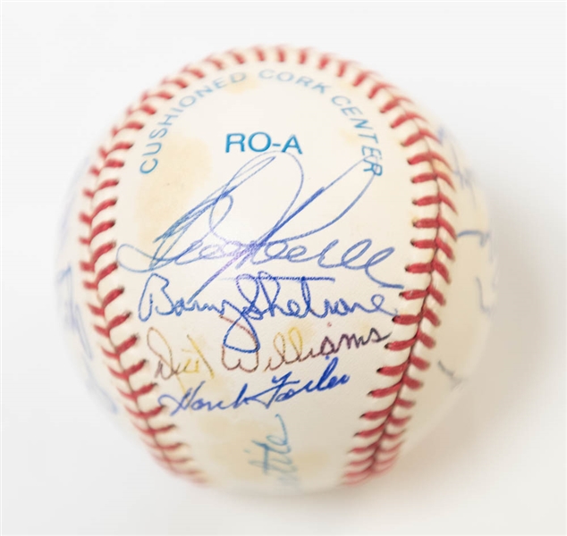 1961 Orioles Team Signed Baseball (17 Signatures) w/ Brooks Robinson, Boog Powell, Dick Williams, and 14 More! - JSA Auction Letter