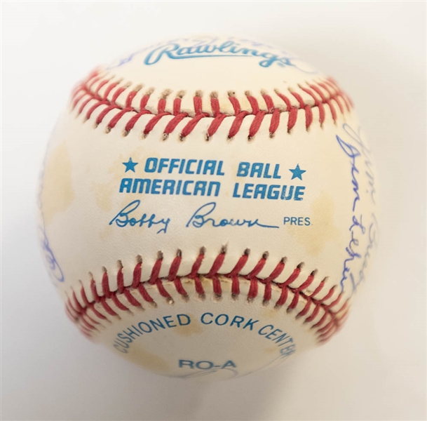 1961 Orioles Team Signed Baseball (17 Signatures) w/ Brooks Robinson, Boog Powell, Dick Williams, and 14 More! - JSA Auction Letter