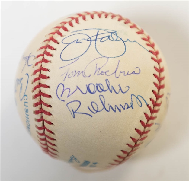 1967 Orioles Partial Team Signed Baseball (11 Signatures) w/ Brooks Robinson, Jim Palmer, Paul Blair, B. Powell, and 7 More! - JSA Auction Letter