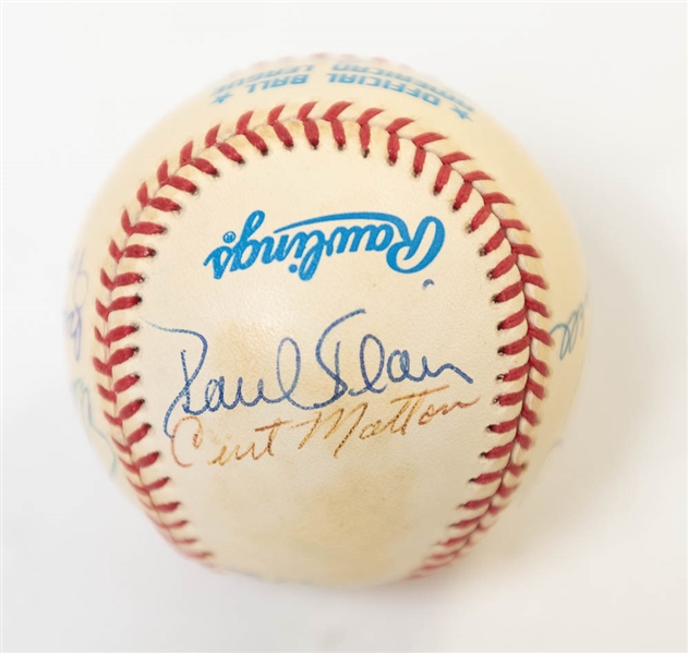1973 Orioles Partial Team Signed Baseball (9 Signatures) w/ Weaver, B. Robinson, Palmer, Blair, B. Powell, and 4 More! - JSA Auction Letter