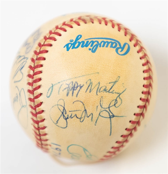 1974 Orioles Partial Team Signed Baseball (11 Signatures) w/ Weaver, B. Robinson, Blair, Dempsey, McGregor, and 6 More! - JSA Auction Letter