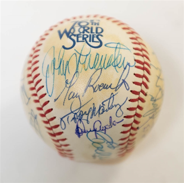 1979 Orioles (AL Champs!) Team Signed Baseball (20 Signatures) on a WS Baseball w/ Weaver, Hendricks, Ripken Sr., Dempsey, McGregor, Flannigan, and 14 More! - JSA Auction Letter