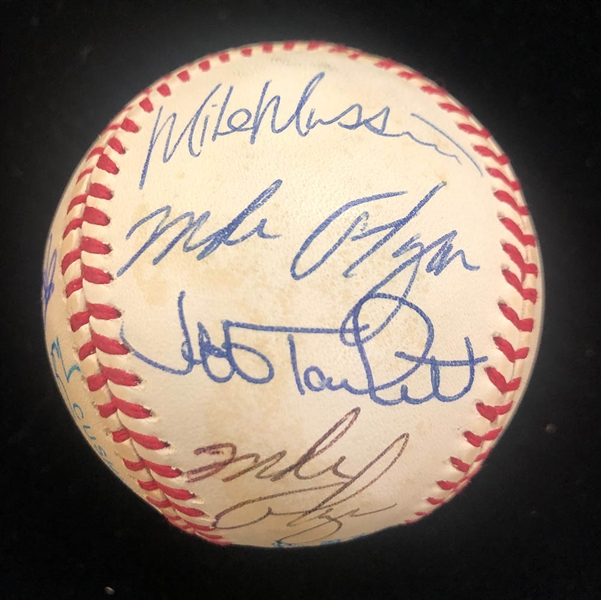 Lot of 3 Orioles Team Signed Baseballs 1990-1992 - JSA Auction Letter