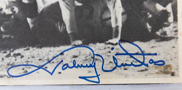 Johnny Unitas Signed 10x12 Magazine Page - JSA Auction Letter