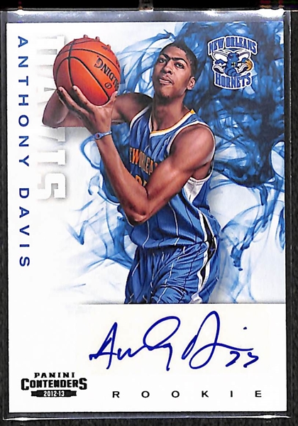 2012-13 Panini Contenders Anthony Davis Autograph Rookie Card