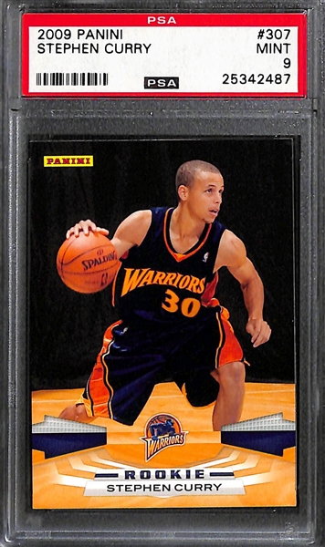 Lot of 4 Stephen Curry Graded Rookie Cards