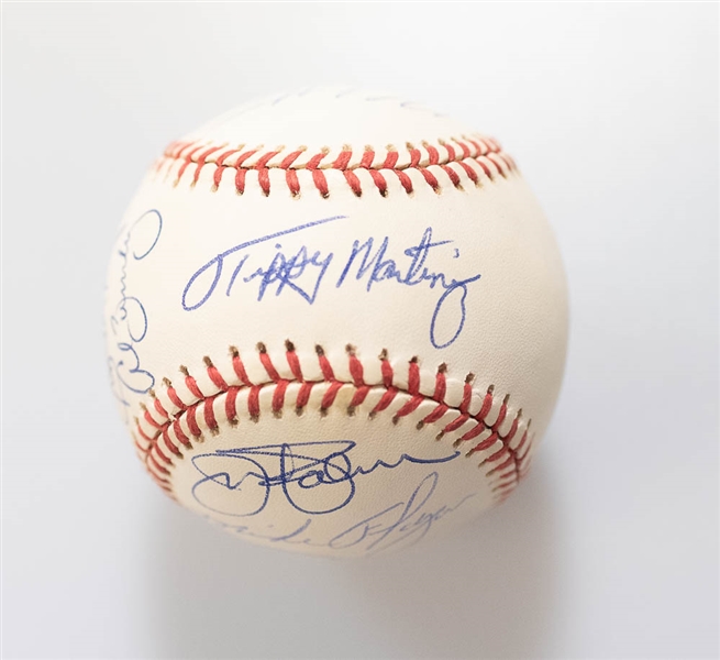 1983 Orioles Partial Team Signed World Series Baseball - JSA Auction Letter