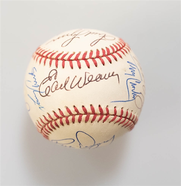 Baltimore Orioles 1984-1985 Team Signed Baseballs - JSA Auction Letter