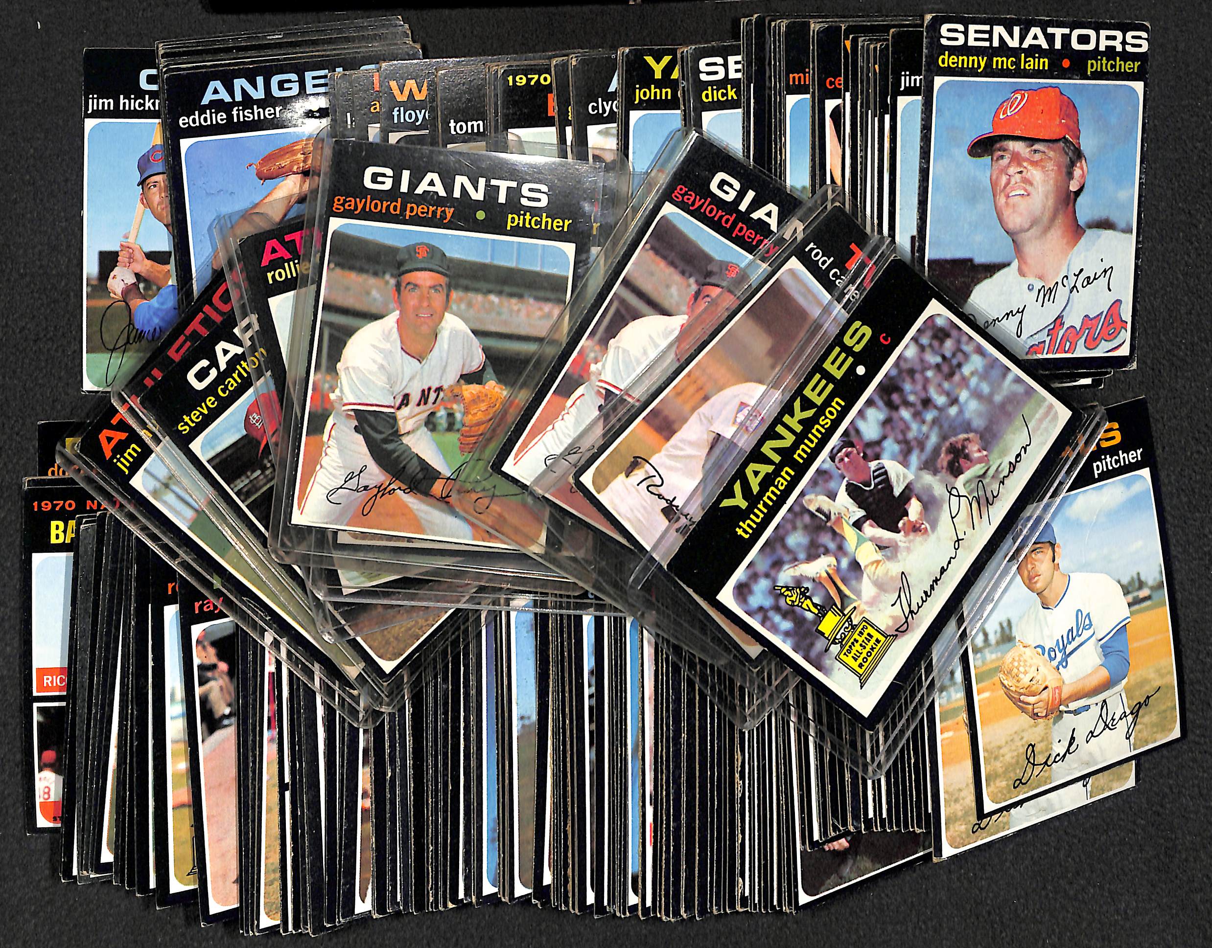 1971 Topps Baseball Card Singles - Choose From #524-656 (Semi-High Numbers) - $2.25 Each