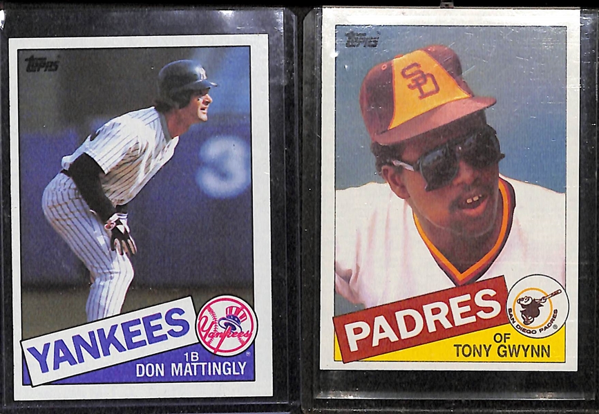 1983 Topps & 1985 Topps Complete Baseball Card Sets