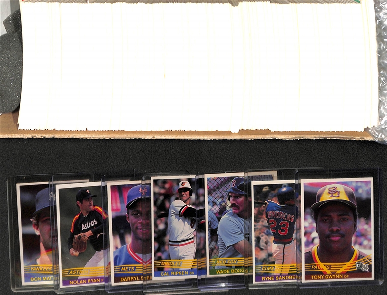 1984 Donruss Baseball Complete Card Set w. Don Mattingly Rookie Card