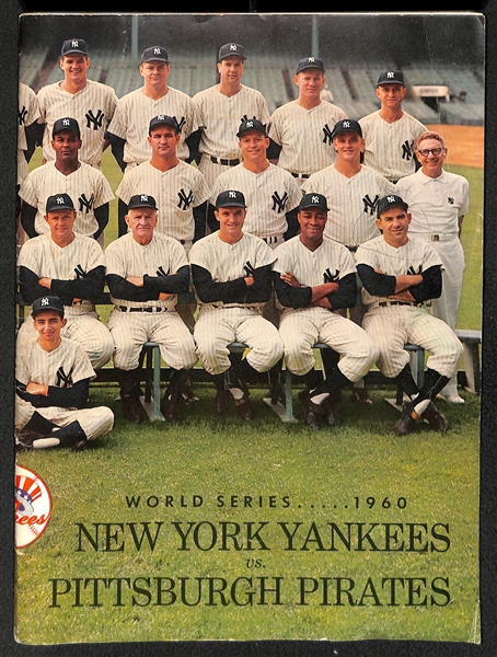 1960 World Series Program - Yankees VS Pirates (Marked In Pen On Scorecard)