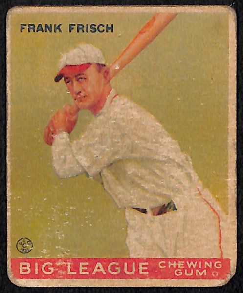 1933 Goudey Frank Frisch (FR/GD) #49