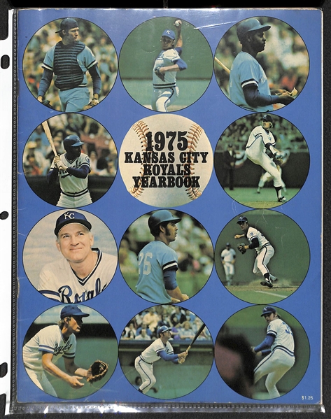 Lot of 6 1970's Baseball Yearbooks & Scorecards