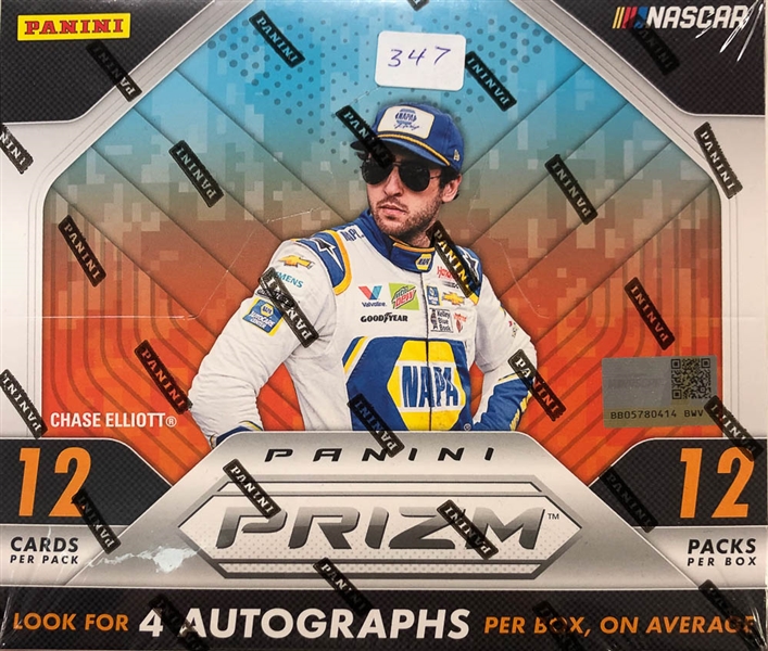  2019 Panini Prizm NASCAR Hobby Box (4 autographs)