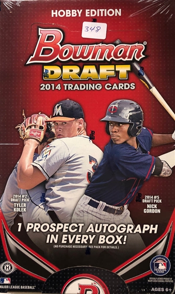 2014 Bowman Baseball Draft Picks & Prospects Hobby Box