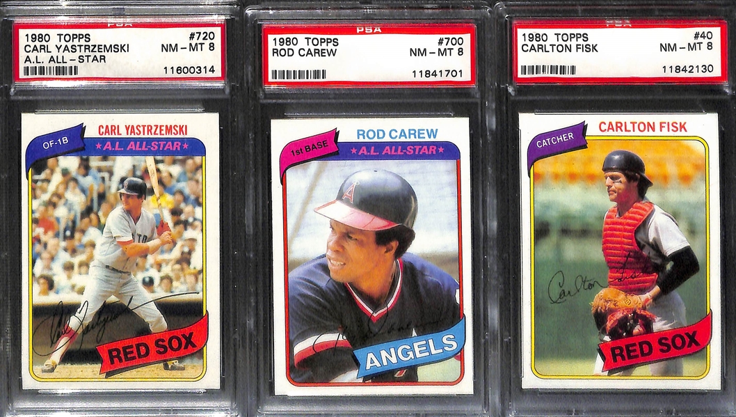 Lot of 12 Baseball Graded Cards 1967-1980 w. Johnny Bench