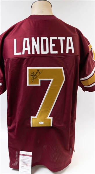 Sean Landeta Signed Philadelphia Stars Style Jersey - JSA