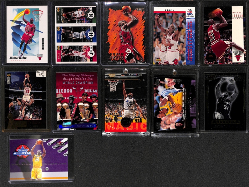 3-Row Box of Basketball Cards w/ Lebron Rookie, Michael Jordan, Shaq, Kobe, Steph Curry, + (Mostly Past 25 Years) 