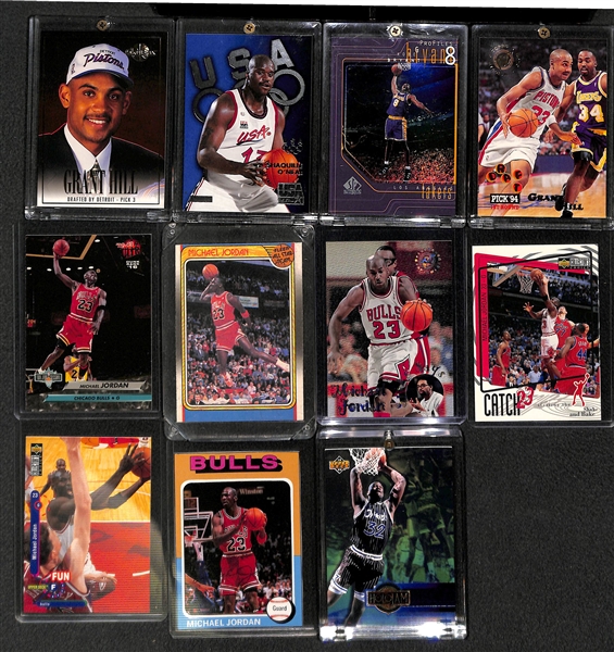 3-Row Box of Basketball Cards w/ Lebron Rookie, Michael Jordan, Shaq, Kobe, Giannis A., + (Mostly Past 25 Years) 
