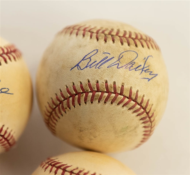 Lot of 4 Signed Baseballs w. Pete Rose & Rafael Palmeiro - JSA Auction Letter