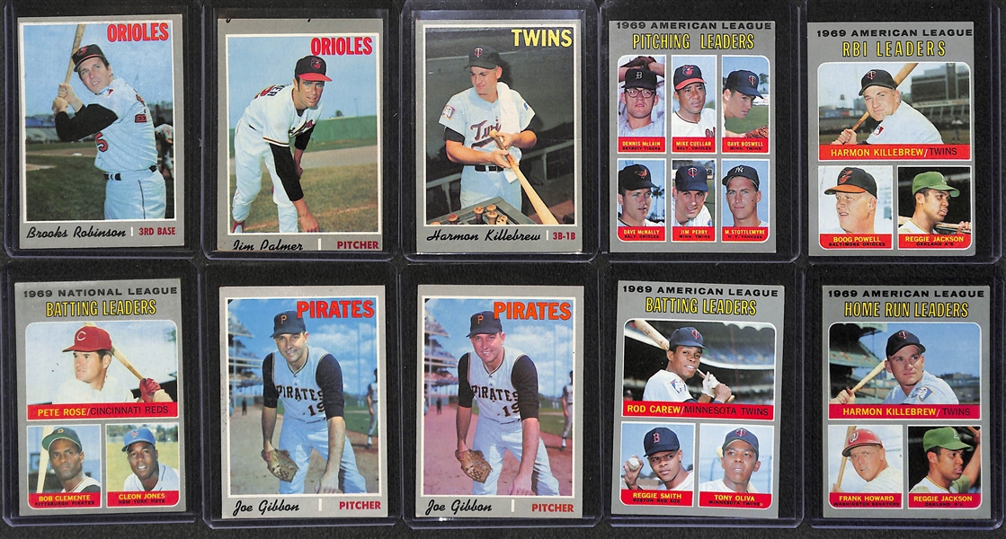 Lot of 1000+ Assorted 1970 Topps Baseball Cards w. Pete Rose