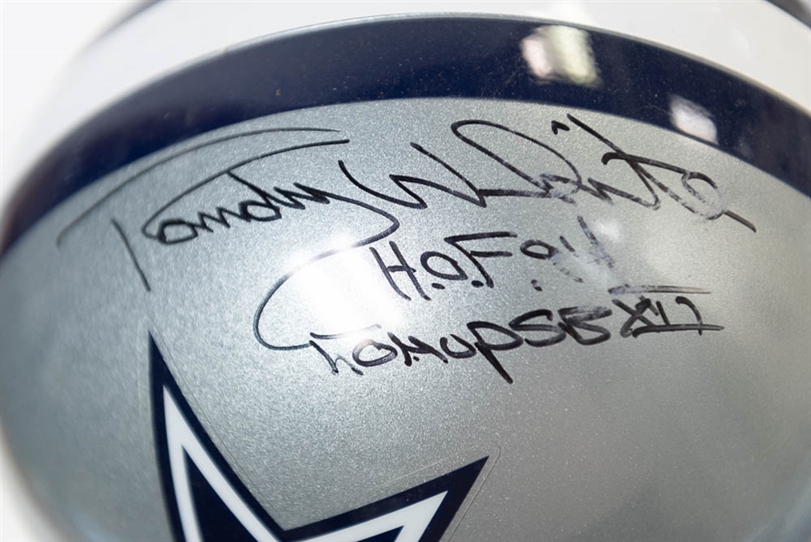 Randy White Signed Riddell Cowboys Full Size Helmet - JSA