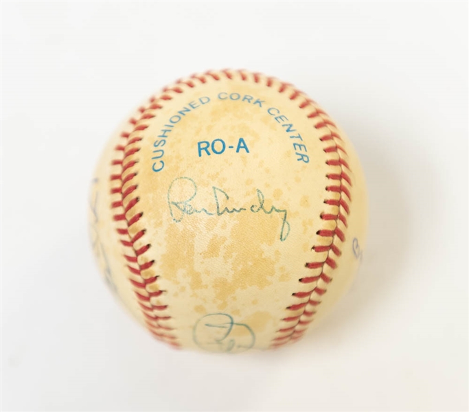1985 New York Yankees Signed Baseball w/ Yogi Berra, Mattingly, Guidry, Winfield, P. Niekro, Baylor, Righetti - JSA Auction Letter